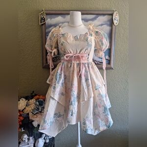 Selkie-Inspired Floral Fairy Dress